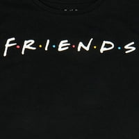 Barátok lányok túlméretezett grafikus póló, 4-18 méret