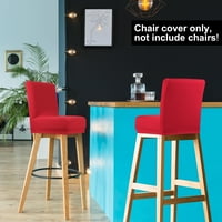Egyedi alku bár széklet burkolatok számláló magas oldalsó szék plotcover piros 2