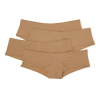 Unifes.com női klasszikus mikroszálas boyshort bugyi, 4 pack