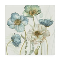 Védjegy képzőművészet 'My Greenhouse Flowers VI Crop' vászon művészet Lisa Audit