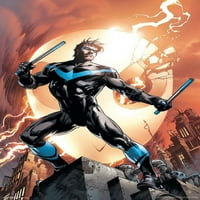 Képregény-Nightwing-Tűzfal Poszter, 22.375 34