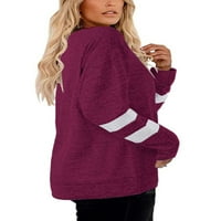 Plusz méretű pulóverek a női legénység hosszú ujjú ingek túlméretezett tunika teteje