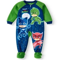 PJ maszkok kisgyermek fiú mikrofleece takaró alvó pizsamák
