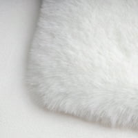 Phantoscope Deluxe Soft Fau Rabbit prém kollekció dekoratív lakberendezés modern terület szőnyeg, fehér