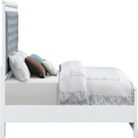 Alátét Eleanor California King Bed, fehér és ezüst BO 2