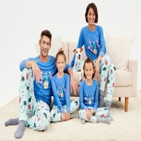 Derek Heart illesztő család karácsonyi pizsamák kisfiú és lány Unise Flamingo Frost Sleeper