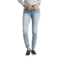 Silver Jeans Co. Női Avery High Rise Skinny Láb farmer, derékméret 24-34