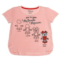 Disney Minnie egér hímzett grafikus póló