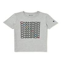 Champion Boys Fashion Logo rövid ujjú póló, 8-20 méret