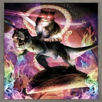 James Booker-gonosz macska dinoszaurusz a Taco falon poszter, 22.375 34 keretes