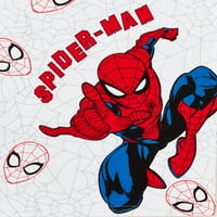 Spiderman Boys Rövid ujjú felső és nadrág, 2 részes pizsama szett, méretek 4-10