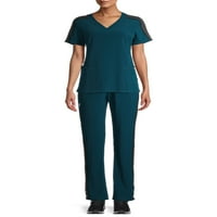 ScrubStar Premium Collection női aktív színblokk húzócsapok nadrág