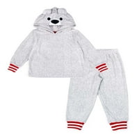 Mellékletes család karácsonyi Jolly Jammies pizsamák kisgyermek fiú lány Unise jegesmedve 2 darabos pizsama készlet