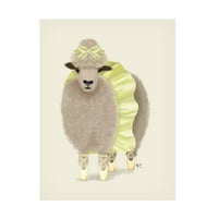 Fab Funky 'Balett Sheep 2' vászon művészet