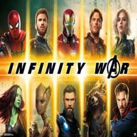 Marvel Cinematic Universe-Bosszúállók-Végtelen Háború-Csoportos Falplakát, 22.375 34