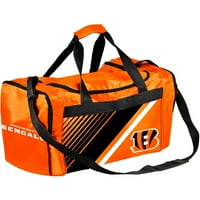 Forever Collectible - NFL Cincinnati Bengals Border Stripe Duffle Bag