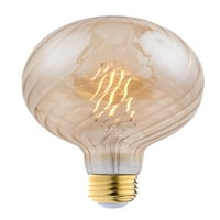& G Vintage LED-izzó, 4,5 watt G Globe izzó tompítható E közepes alap, puha fehér, 1pk