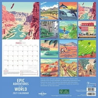 Epikus kalandok 12 x12 fali naptár