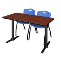 Regency Cain Edzőasztal egymásra rakható székekkel