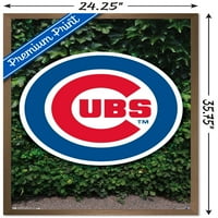 Chicago Cubs - Logo Wall poszter, 22.375 34