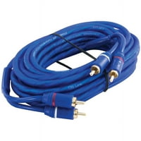Link SR Soft-Touch hármas árnyékolt Kék Strandwor RCA kábel, 20'