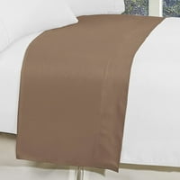 Elegáns Comfort® ráncmentes szál gróf egyiptomi minőség, 1 darabos lapos lap, iker iker XL, taupe