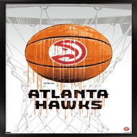 Atlanta Hawks-Csepegtető Kosárlabda Fal Poszter, 14.725 22.375