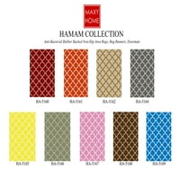Maxy Home Hamam Collection HA-Gumi hátsó terület szőnyeg - by-5 ' x '7'
