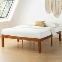 Mellow Naturalista Classic 16 tömörfa Platform ágy fa lécekkel, cseresznye, királynő