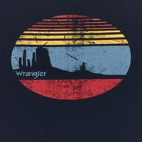 Wrangler Boys Poplin gomb-up ing és grafikus póló, 2-darab, méretek 4- és Husky