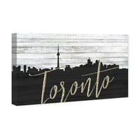 Toronto Skyline rajz vászon art nyomtatás