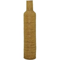 Decmode 39 magas szőtt padló barna bambusz váza