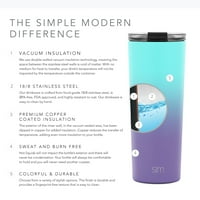 Egyszerű modern gyerekek csúcstalálkozója Sippy Cup Thermos 10oz - rozsdamentes acél kisgyermek vizes palack vákuum szigetelt