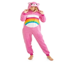 Rózsaszín gondozás medve női és női plusz sleepwear felnőttkori öltöny