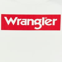Wrangler Boys Poplin gomb-up ing és grafikus póló, 2-darab, méretek 4- és Husky