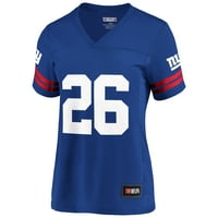 Női NFL Pro Line Fanatics márkájú Saquon Barkley Royal New York Giants Player Jersey