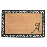 Calloway Mills Versailles Monogram Outdoor Doormat 18 30