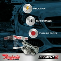 Raybestos Element új lemezelt Féknyergek, jobb hátsó, kiválasztott Dodge Journey modellekhez, FRC12017N