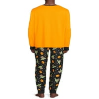 Csillagok háborúja mandalorianus, felnőtt férfiak, illeszkedő Halloween Sleepwear Pizsamák, S-XL méretű méretek