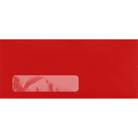Luxpaper Window borítékok, 1 2, Ruby Red, 1000 Pack