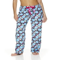Női és nők plusz méretű plüss alvás pizsama nadrág, S-3X méretű