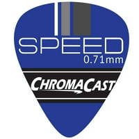 Chromacast Speed ​​Series Celluloid Guitar Picks, válogatott méretek és színek, csomag
