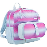 Üzemanyag-UNISE 4 darabos kombinált hátizsák ebéddobozral, tároló tok és cipőzsák, rózsaszín kék