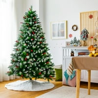 Gomba ft mesterséges havas karácsonyfa csuklós karácsonyfa ünnepi dekoráció