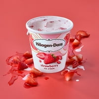 Haagen Dazs Strawberry fagylalt, gluténmentes, kóser, csomag, 14oz