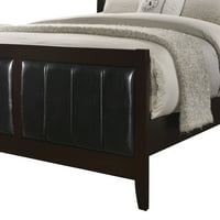 Picket House Burnishings Luke Queen Panel Bed - Antik fekete