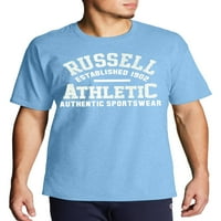 Russell Athletic Big Men's Grafikus rövid ujjú póló, Méretek XLT-6XL