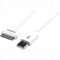 Startech.com Appleâ® 30-pólusú dokkoló csatlakozó az USB-kábelhez iPhone iPod iPadhez lépcsőzetes csatlakozóval