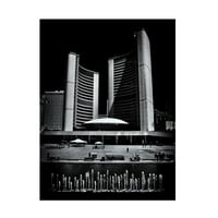 Brian Carson 'Toronto városháza 6' vászon művészet